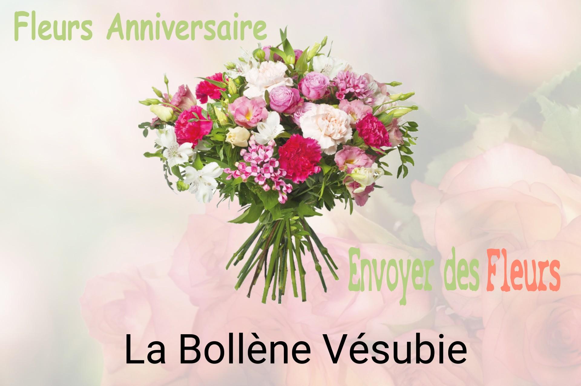 Bouquet de fleurs d’anniversaire livré à La Bollène-Vésubie